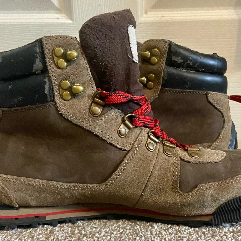 Mens Northface Hiking Hydroseal Waterproof Shoes Size 10